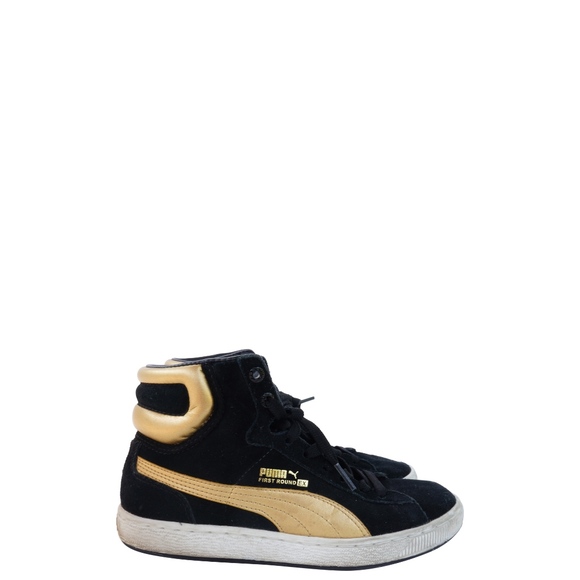 PUMA FIRST ROUND EX HIGH TOP SNEAKERS - Picture 2 of 5